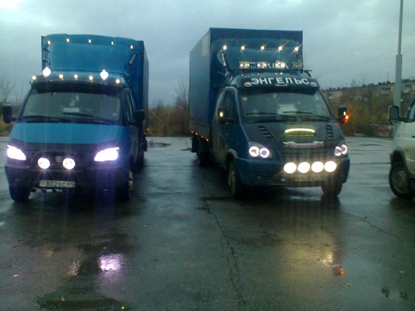 Доп фары на Газель Некст