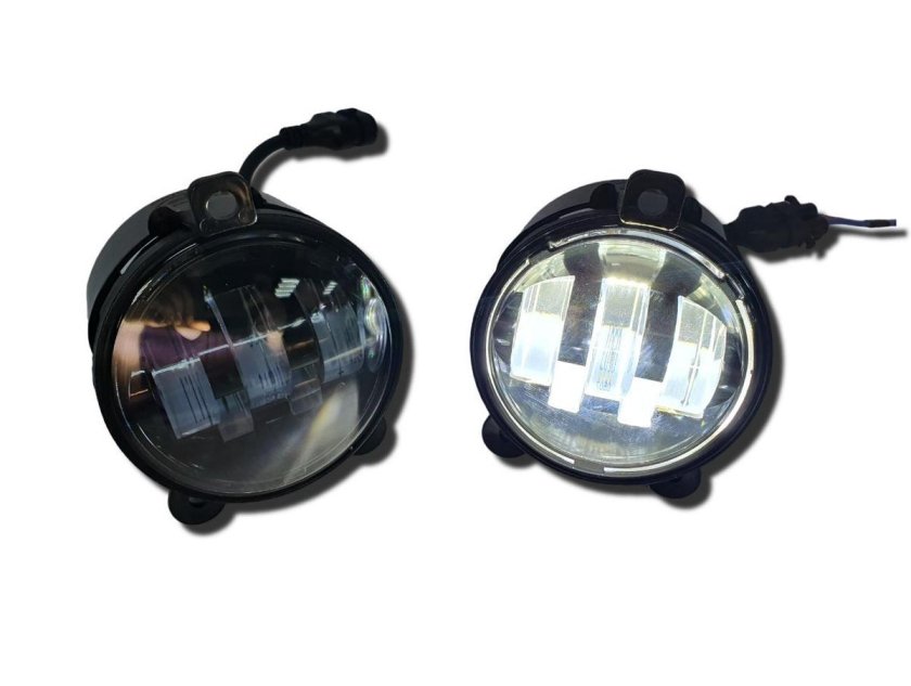 Противотуманные фары с линзой на Газель Некст