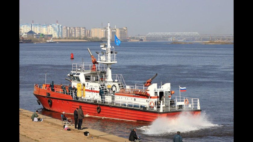 Пожарный катер Вьюн проект 16640