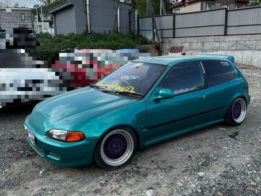 Хонда Цивик 1993 красный