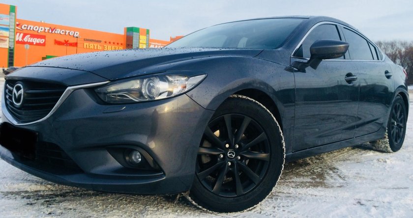 Мазда 6 черные диски