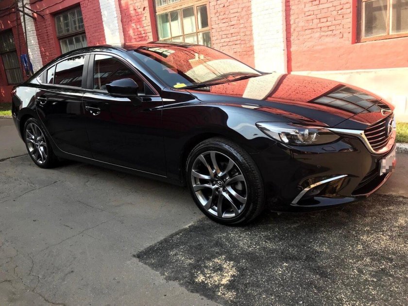 Мазда 6 2017 черная