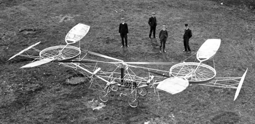 Поль корню вертолет 1907