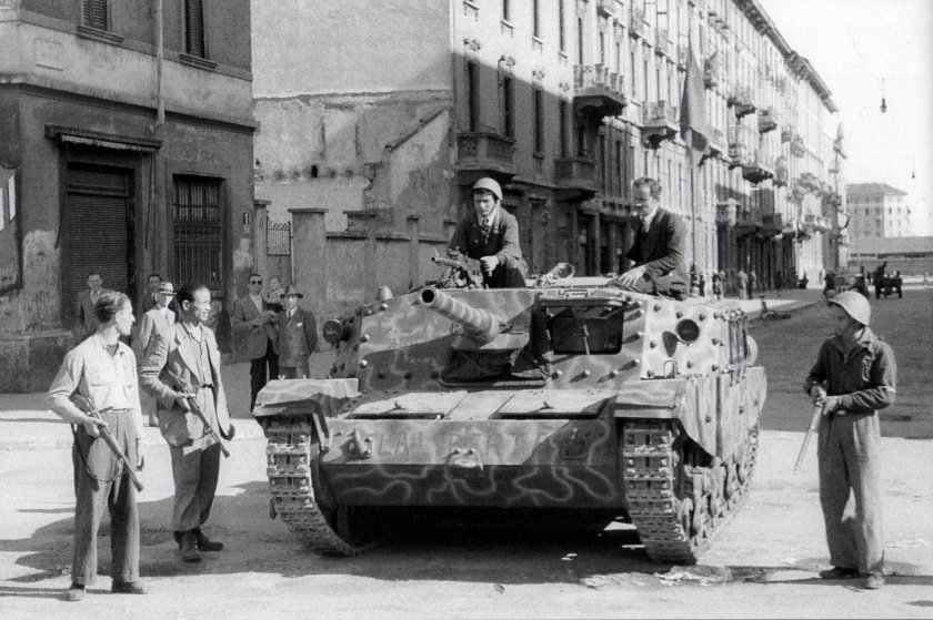 Итальянская САУ semovente m.40 da 75/34