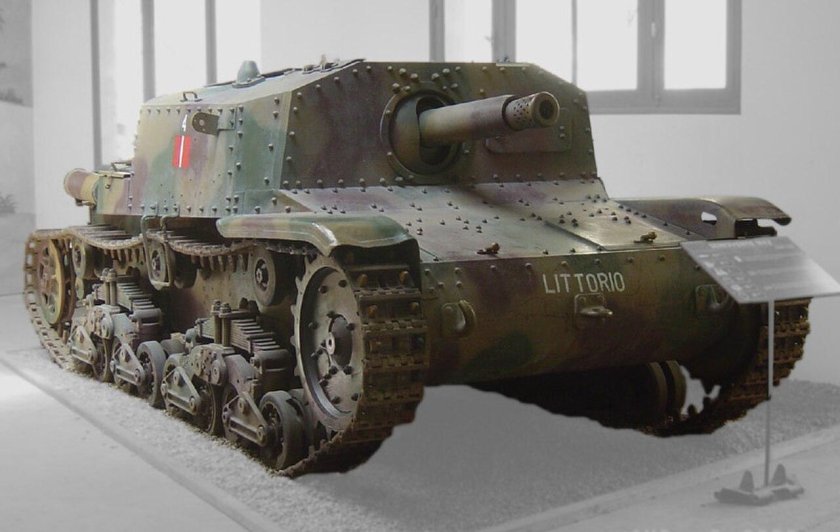Итальянская САУ semovente m.40 da 75/18