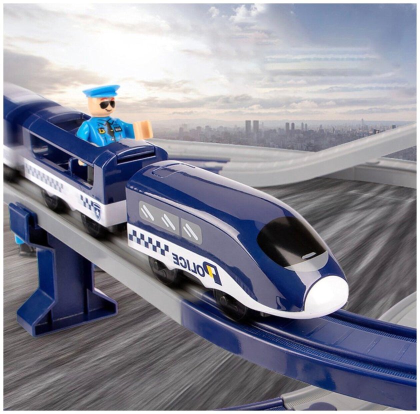 DIY track Police Train