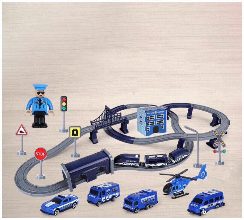 Железная дорога DIY track Police Train 92