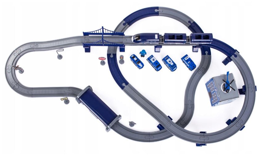 Железная дорога DIY track Police Train 92