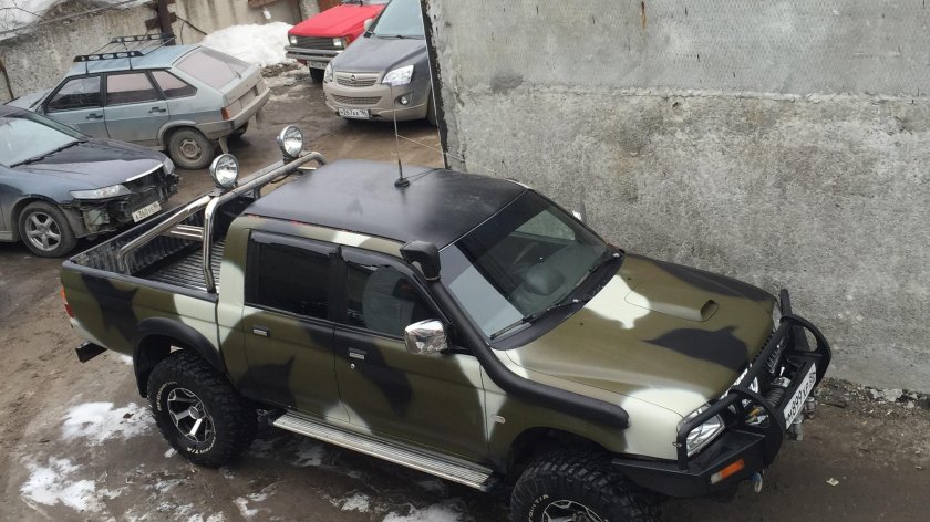 Mitsubishi l200 Раптор камуфляж