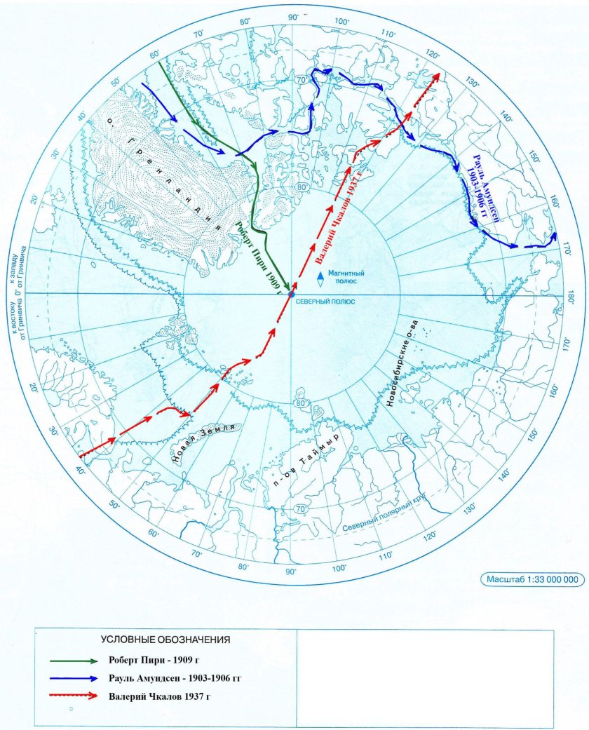 Гдз география 7 класс контурные карты Арктика