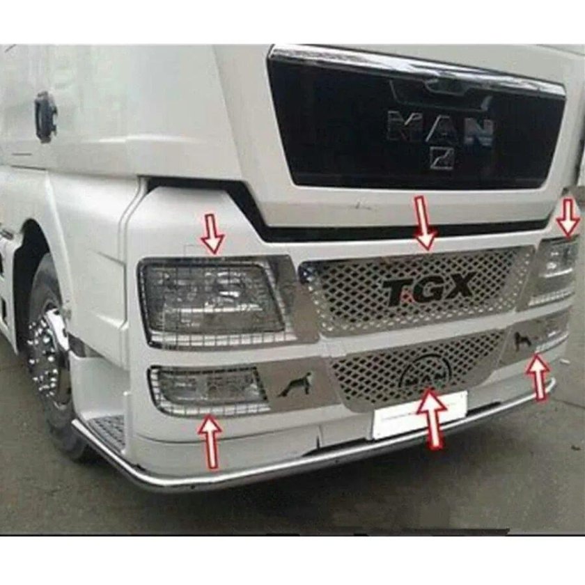 Хром решетка ман ТГС