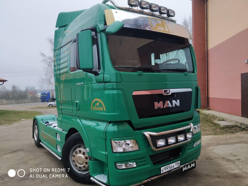 Боковой спойлер ман ТГА