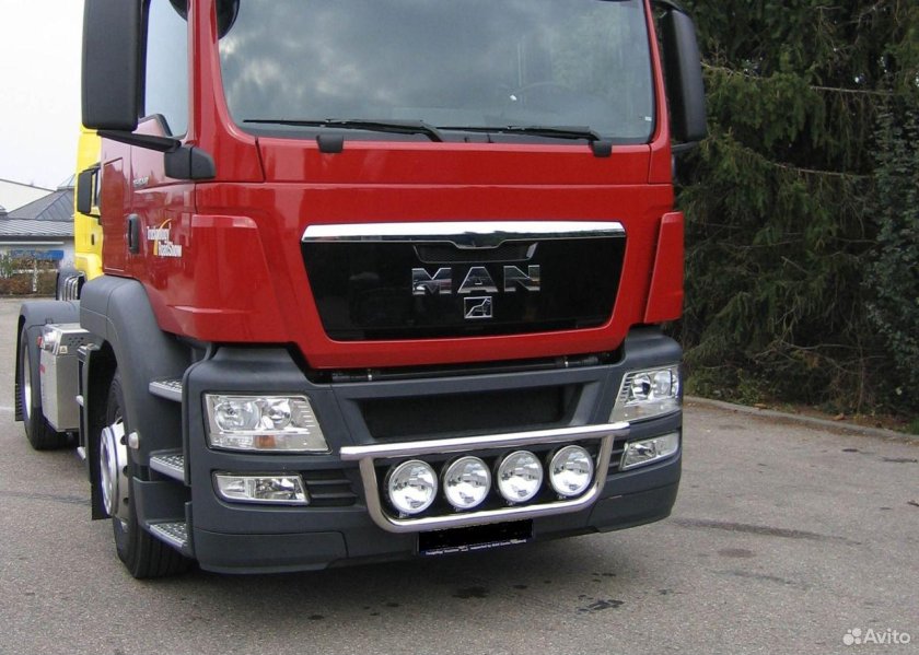 Дуги на ман ТГС на бампера