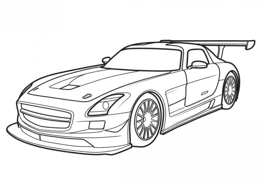 Автомобили (раскраски)