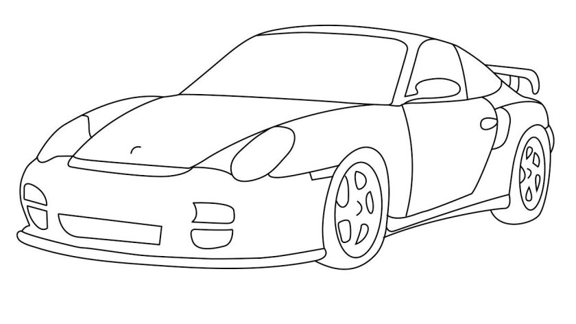 Раскраска машинки