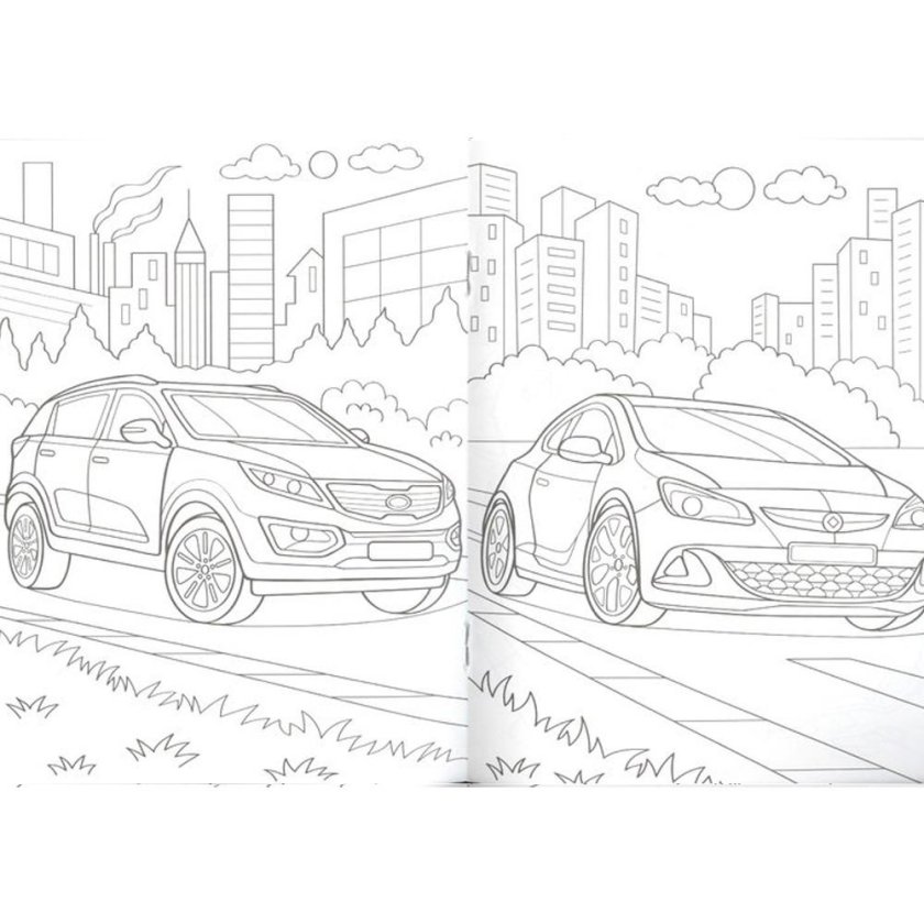 Раскраска машинки