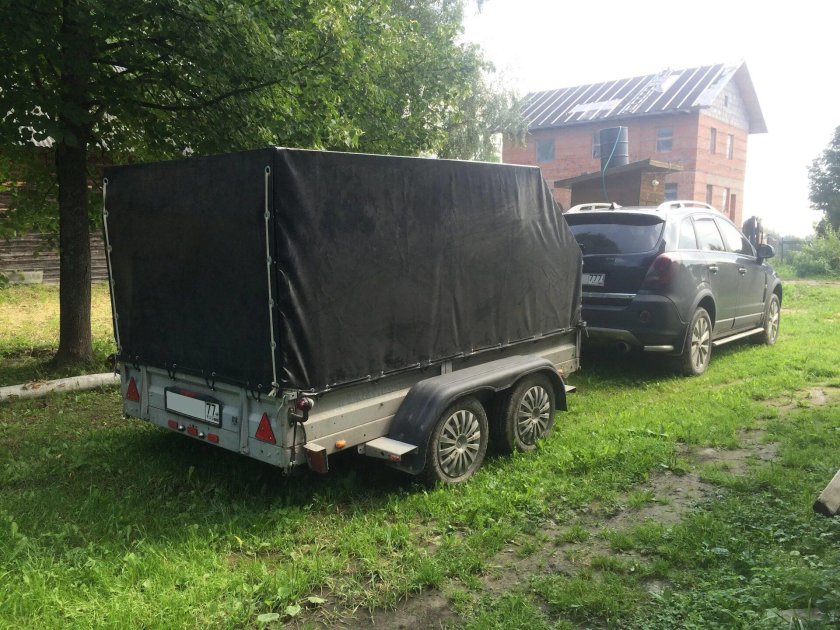 Опель с прицепы