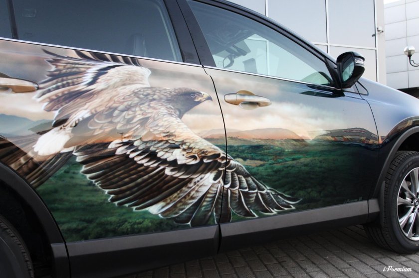 Аэрография на рав 4