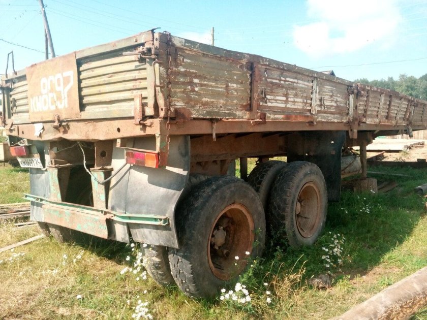 Полуприцеп ОДАЗ 9370 габариты