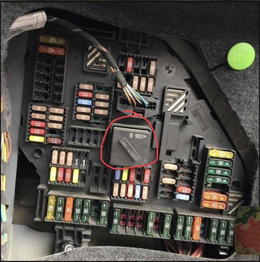 Предохранитель прикуривателя БМВ ф10