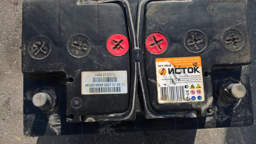 АКБ на 3302 Газель 3302