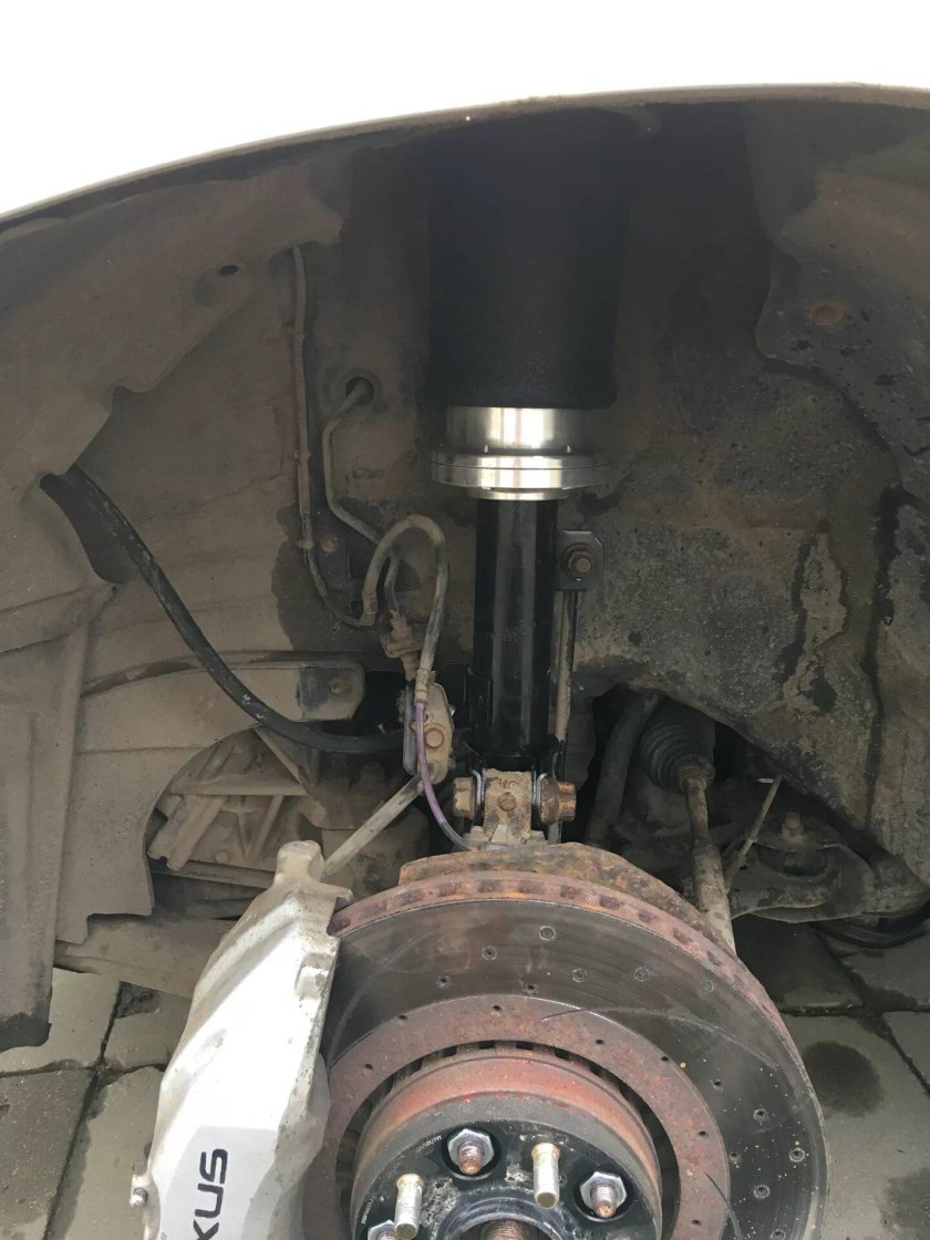 Замена пневмы на пружины Лексус РХ 350