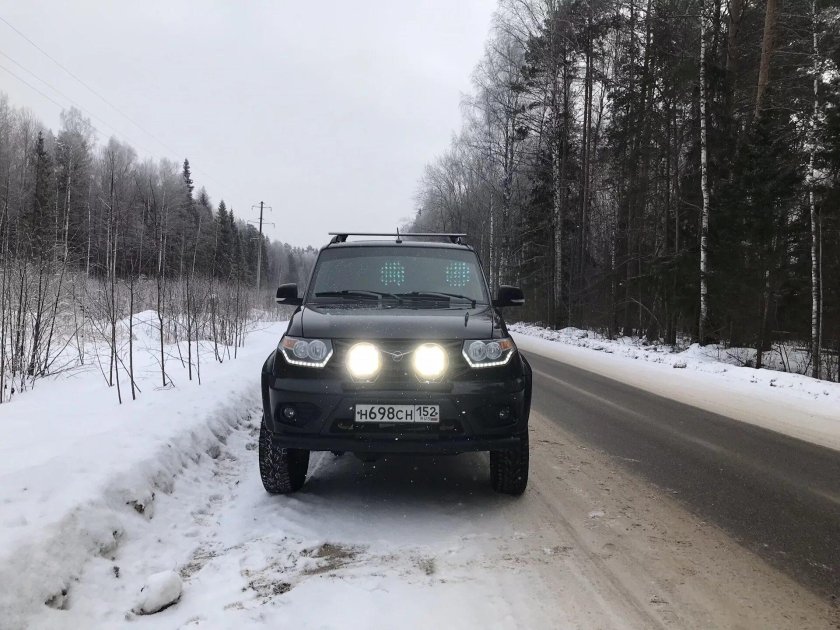 Доп свет на УАЗ Патриот