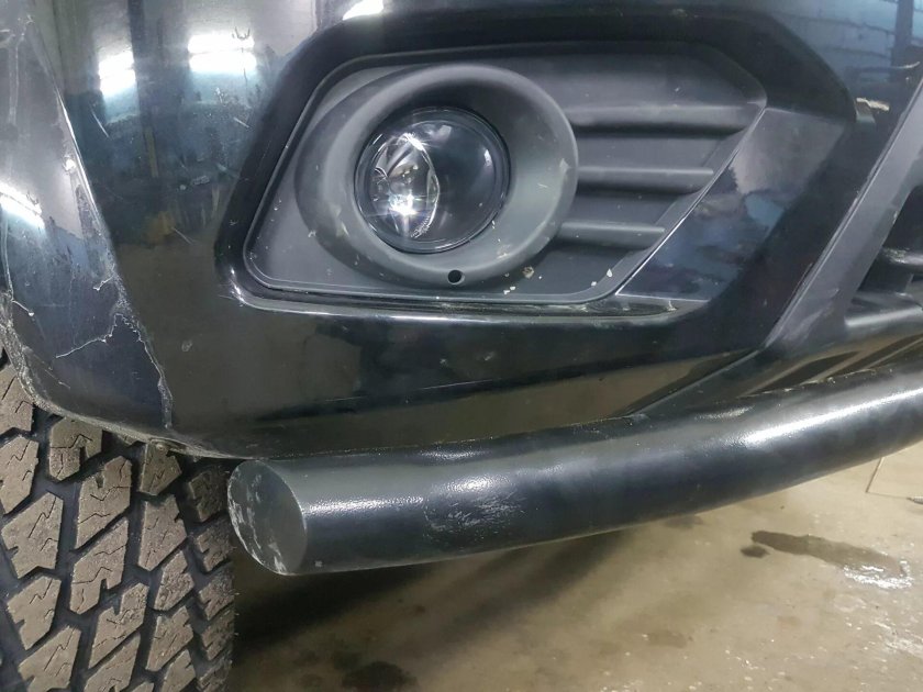 Бампер УАЗ Патриот 2015 ПТФ