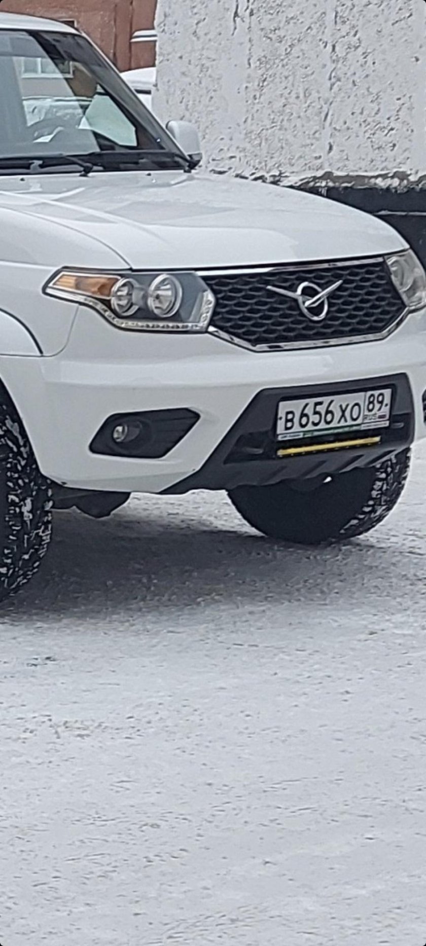 Диодные ПТФ на УАЗ Патриот 2014