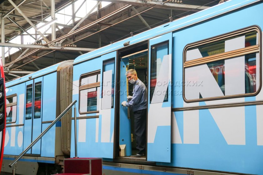 Поезд метро Русич депо красная Пресня
