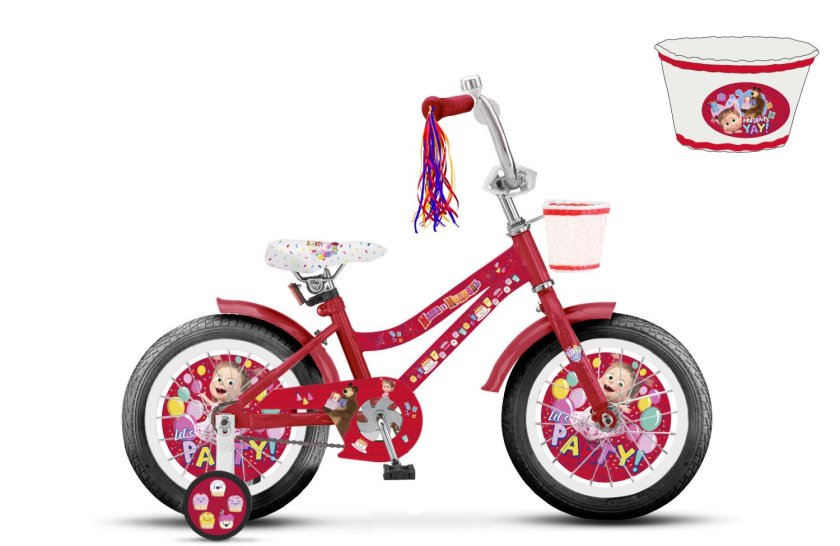 Велосипед Маша и медведь двухколесный