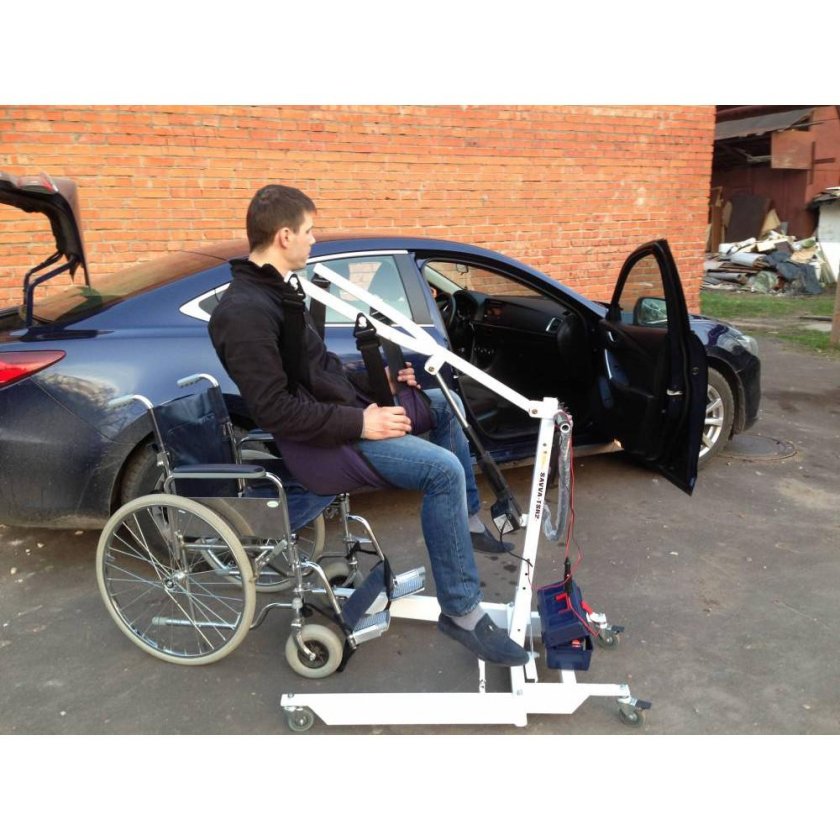 Подъемник передвижной электрический для инвалидов и пожилых Savva TSR-2