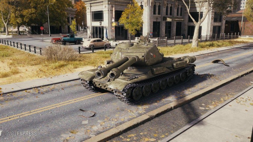 Двуствольный танк СССР ст1