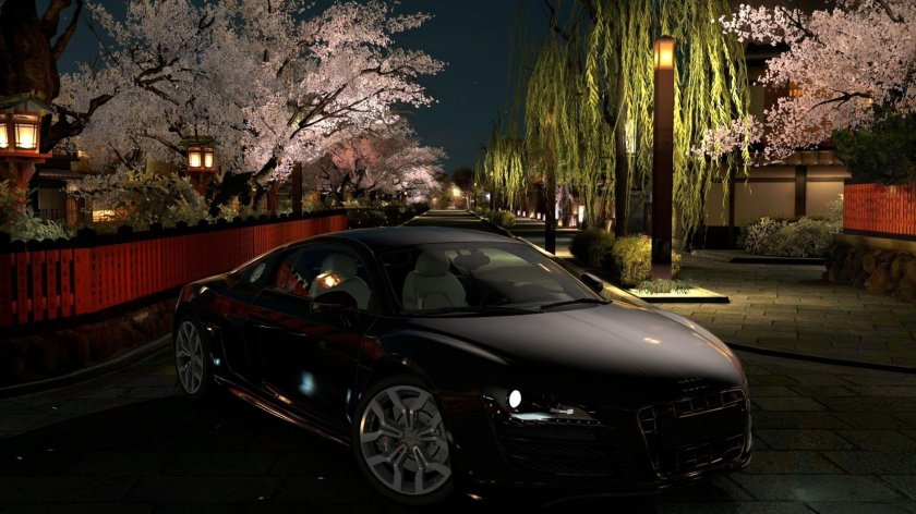 Машина ночью