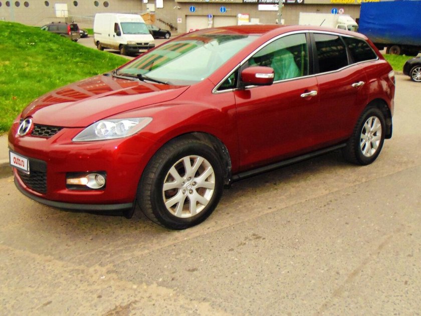 Мазда сх7 2008 красная