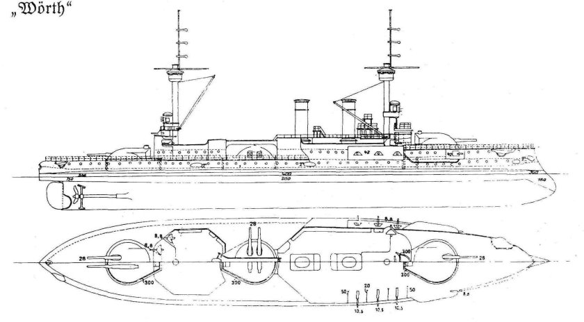 Линкор Император Николай 1 чертежи
