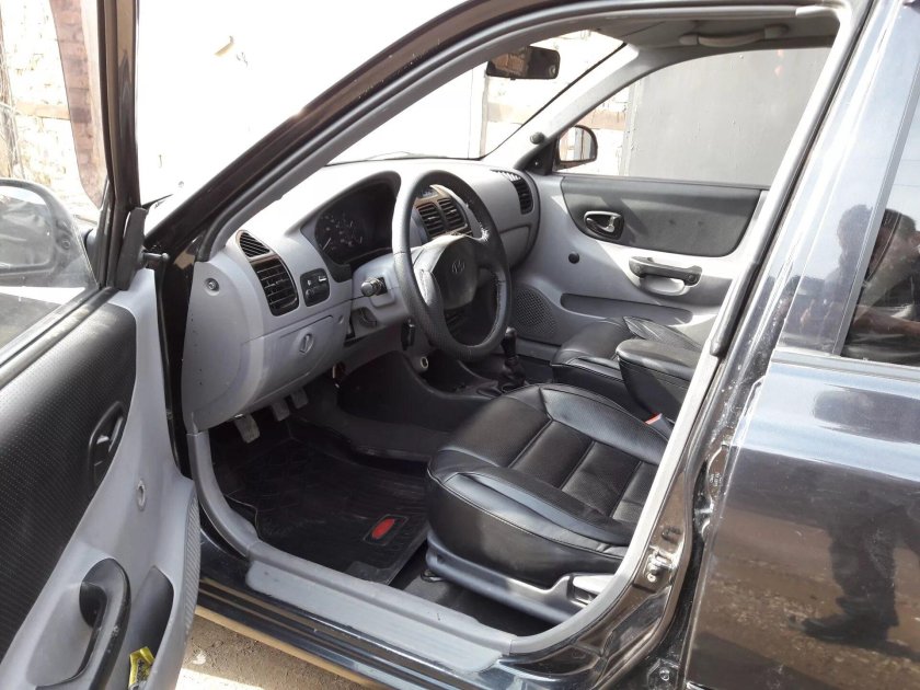 Черный салон акцент ТАГАЗ