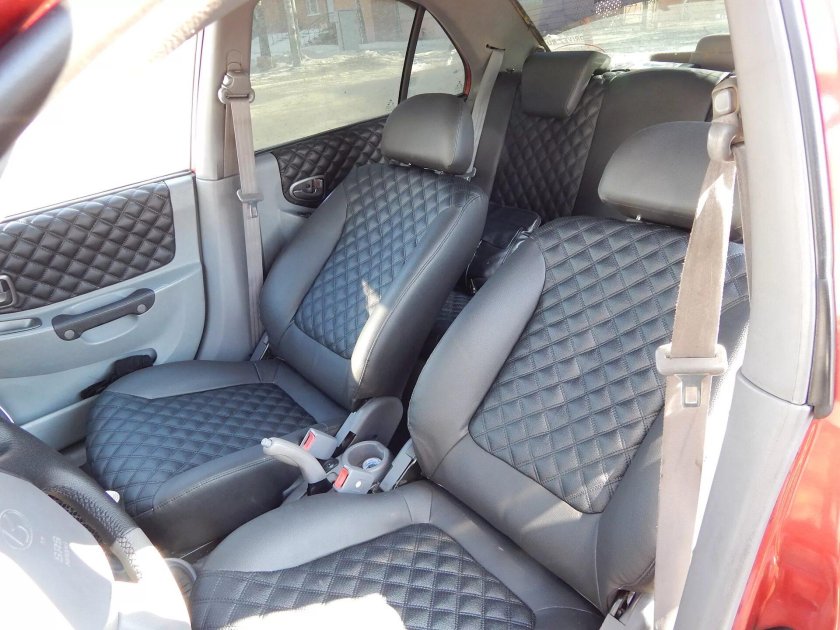 Перетяжка салона Хендай акцент ТАГАЗ