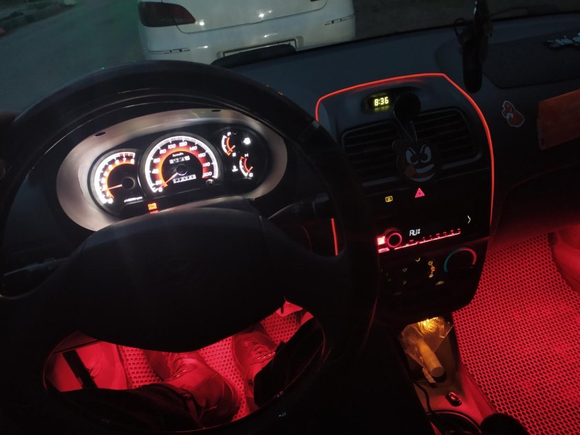 Подсветка салона Hyundai Accent