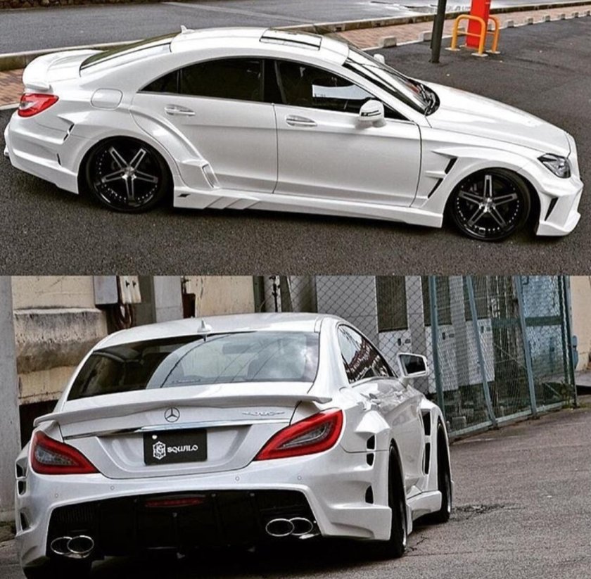 Мерседес банан CLS 63 AMG