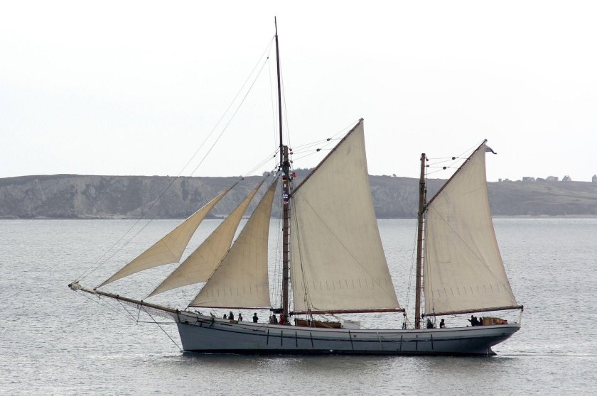 Парусное вооружение кеч