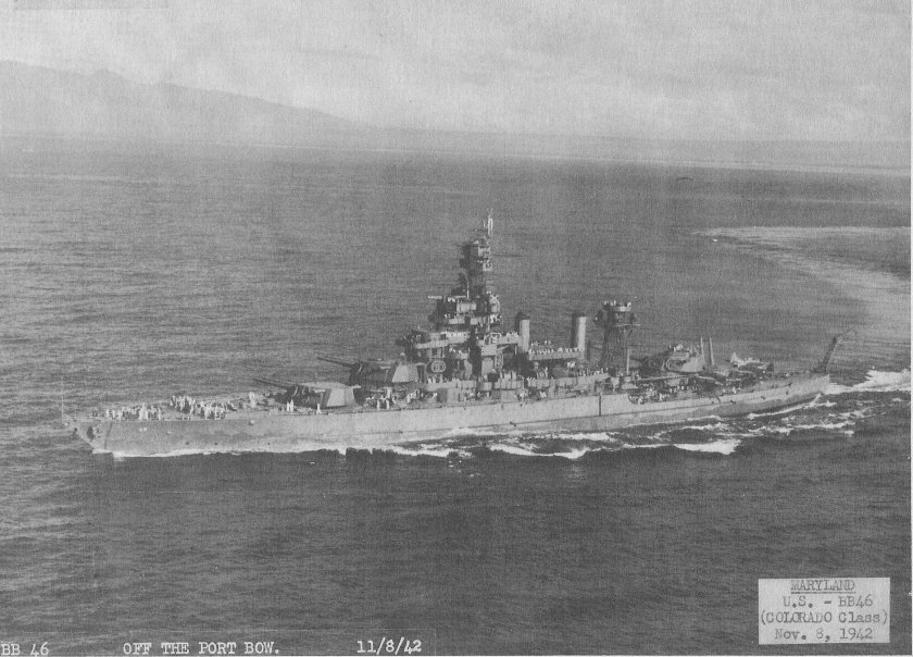 USS Maryland BB-46
