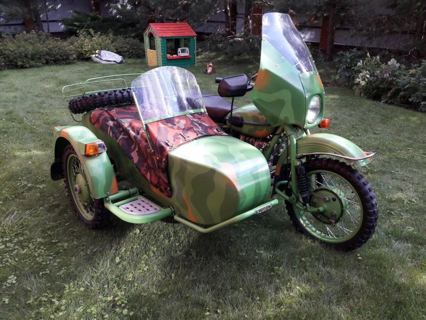 Мотоцикл Урал камуфляж