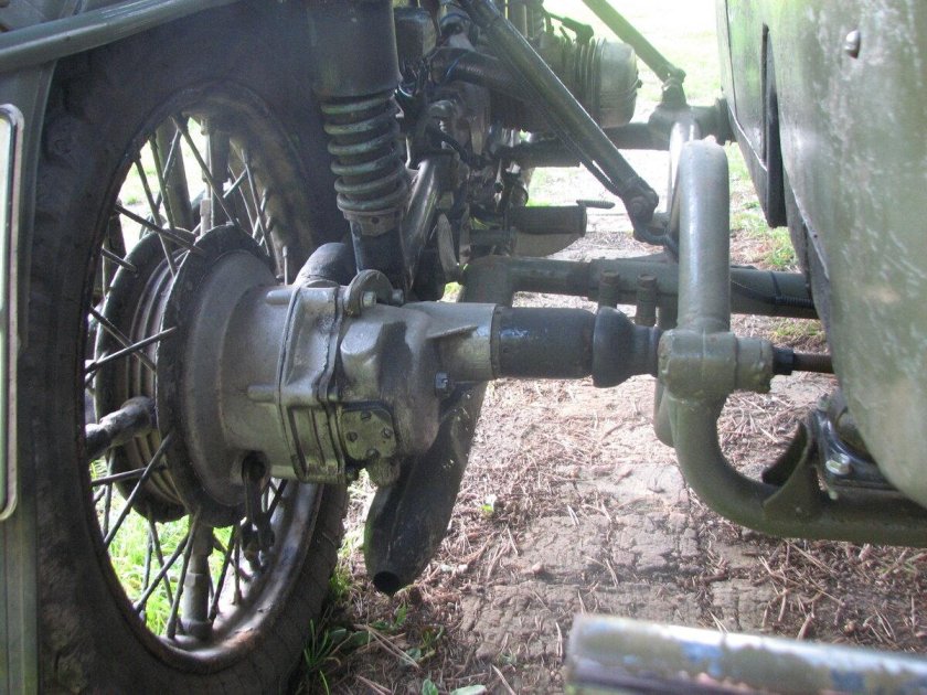 Урал с приводом на коляску