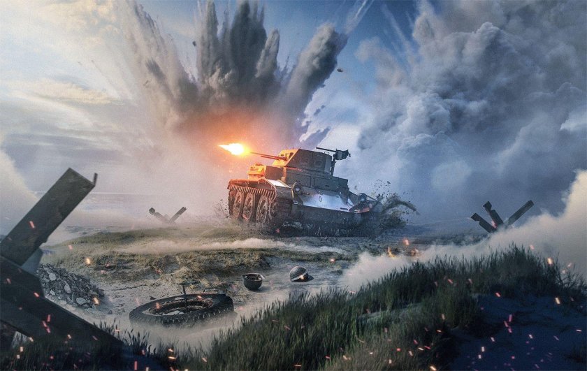 Взрыв танка ворлд оф танк
