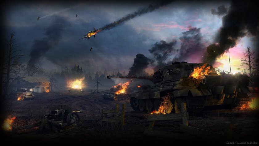 Вар Тандер поле боя