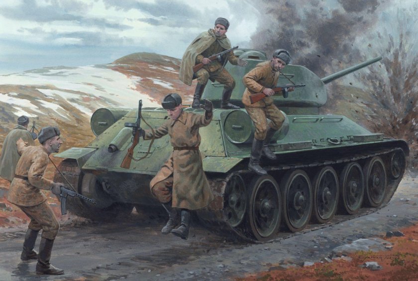 Танк т-34 вторая мировая