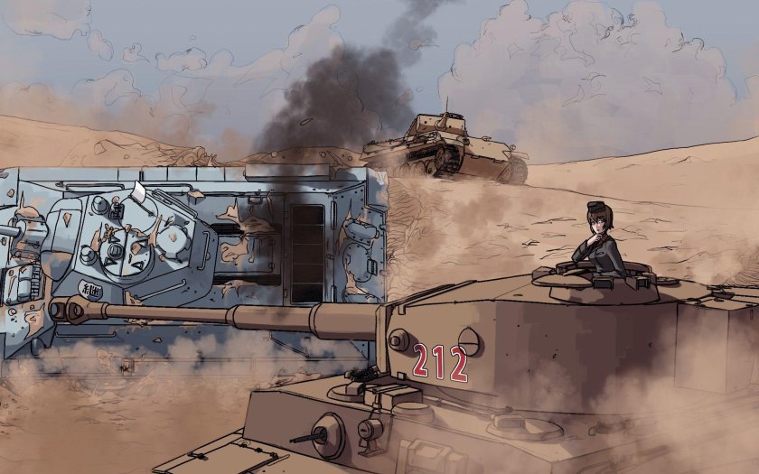 Girls und Panzer тигр 2