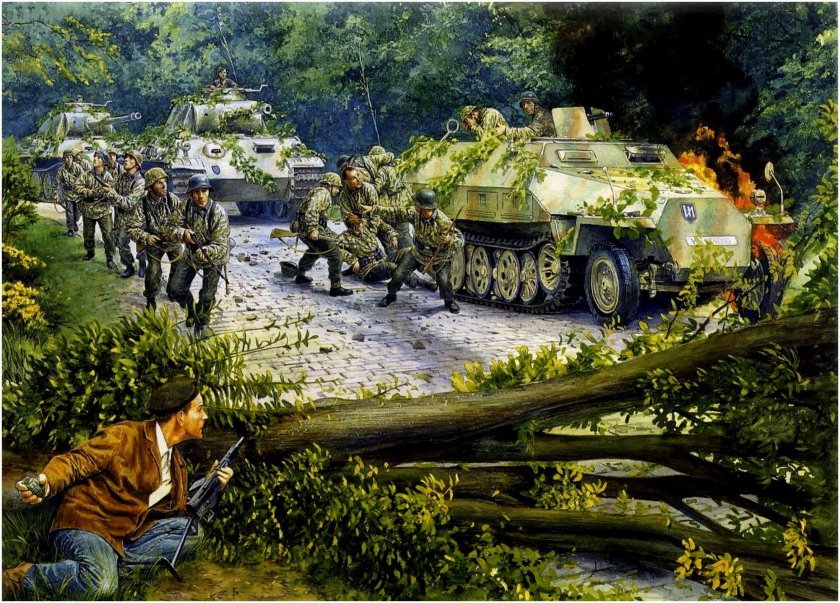 Диорама Арденны 1944