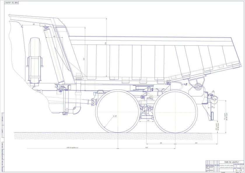 Чертежи рамы КРАЗ-256